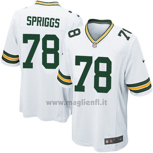 Maglia NFL Game Bambino Green Bay Packers Spriggs Bianco